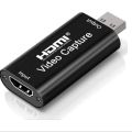 HDMI Video Capture Card 1080P HDMI To USB 2.0 For Live Streaming Broadcasting Conference Game Recording. 