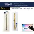 Wiwu Universal Stylus Pen for Smartphone & Tablet | 2 In 1 For Touch Screen & Ball Point Pen | 100% Genuine. 