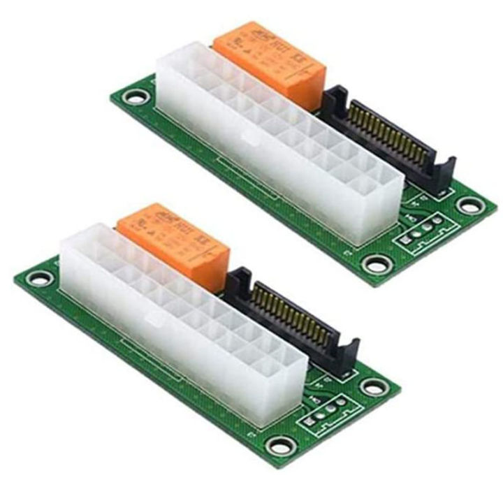 Scheda Di Sincronizzazione E Cavo Per Doppio Alimentatore ATX &ndash; 24Pin A Molex SATA, Avvio Multi-PSU