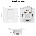 ARELENE Tuya Smart Wifi Water Heater Boiler Switch Air Conditioner Smart Life Remote Voice Control for Alexa Home 20A. 