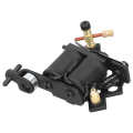 X Shape Round Hole Coil Tattoo Machine Body Art Device for Artist Black. 
