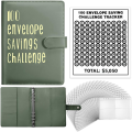 100 Envelope Challenge Binder, A5 Money Saving Budget Binder - Save 5,050 with the Money Saving Challenge Yellow Easy Install. 