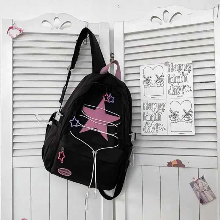 New%20Bookbags%20Women%20Backpack%20Large%20Capacity%20Anti-theft%20Design%20Students%20Backpack%20Waterproof%20Travel%20Bags%20Students%20-%20Image%204