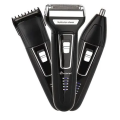 Gemei Gm-573 - 3 In 1 Rechargeable And Professional Shaver, Hair Clipper, Nose Trimmer. 