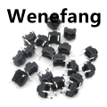 Wenefang 20PCS 6X6 Tactile Mini Push Button Switch SMD DIP 4pin Micro Switch Fashion 6*6*4.3/5/6/7/8 Mm 6x6*4.3mm 5mm 6mm 7mm 8mm Waterproof. 
