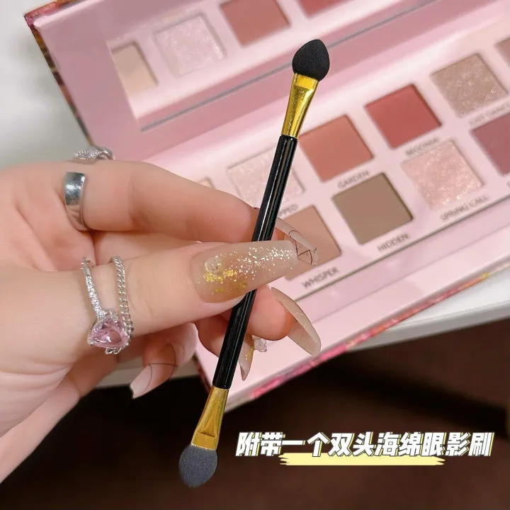 New%2012-color%20Begonia%20Flower%20Oil%20Painting%20Style%20Pink%20Brown%20Eyeshadow%20Palette%20Pearlescent%20Matte%20Earth%20Shade%20Low%20Saturation%20Eyeshadow%20Palette%20-%20Image%203