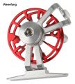Wenefang DEUKIO Mini Winter Ice Fishing Reel Ultralight All Metal Front Hot Selling Reel Bright Color Live Fish Buckle 50MM Wire Wheel Line Cup. 