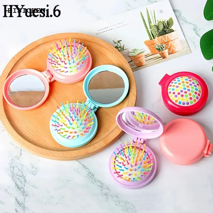 DISICHEN%20Original%20Mini%20Foldable%20Round%20Massage%20Hair%20Comb%20Travel%20Multifunctional%20Compact%20Hair%20Brush%20With%20Mirror%20For%20Women%20Girls%20Styling%20Tools%20-%20Image%206