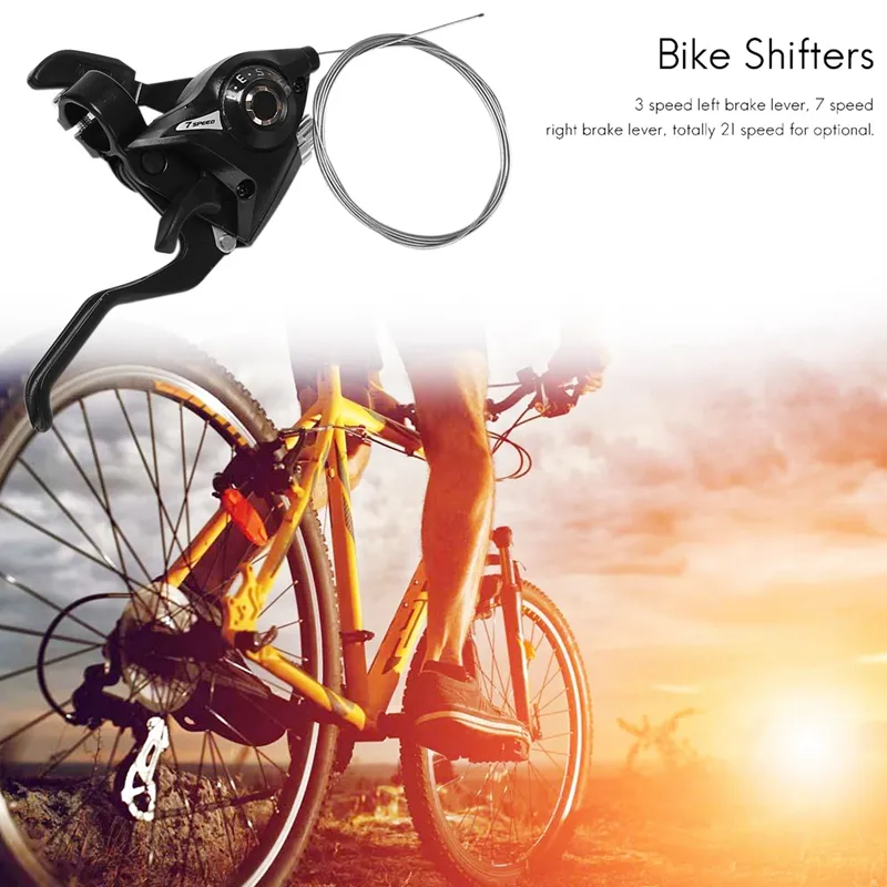 2Pcs Bike Shifters EF51-7 3X7 21 Speed Bicycle Bike Left Right