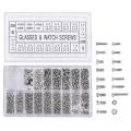 ZOROOM 1000Pcs Stainless Steel Eyeglasses Watch Repair Screw Replacement Kit Set Tiny Screws Nut Assortment Repair Tool Kit Set. 