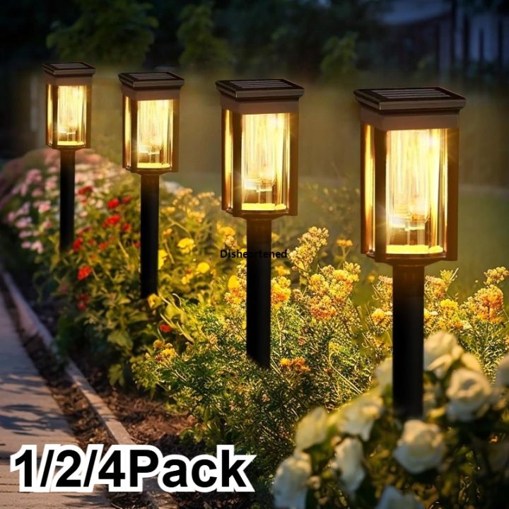 Solar Light Channels Decorative road landscape terrace garden is suitable, waterproof lawn ...