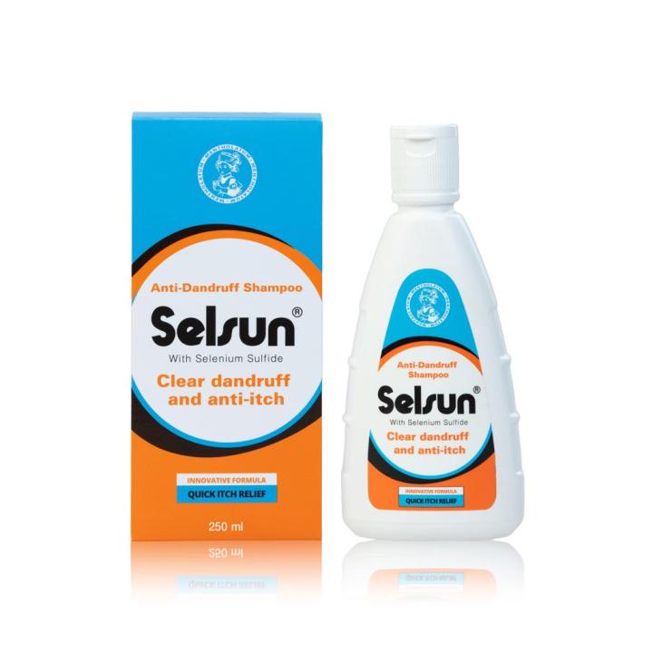 Rohto Mentholatum Selsun Anti-Dandruff Shampoo For Dandruff Control And Itchy Scalp 250ml