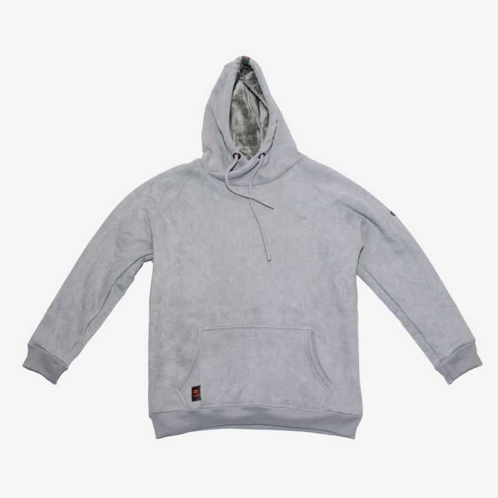 Light Grey Soft Hoodie For Men