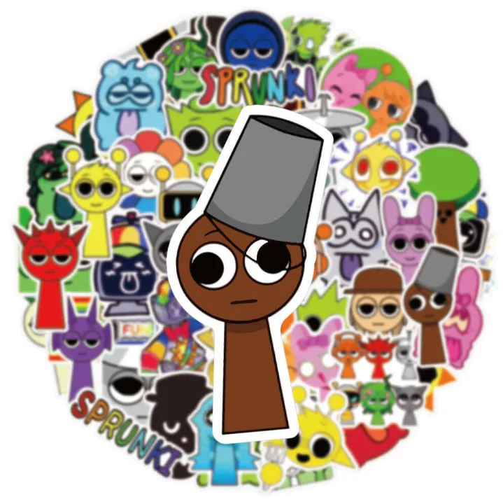 50%20Rhythm%20Box%20Incredibox%20Sprunki%20Graffiti%20Lage%20Skateboard%20IPAD%20Stickers%20-%20Image%203