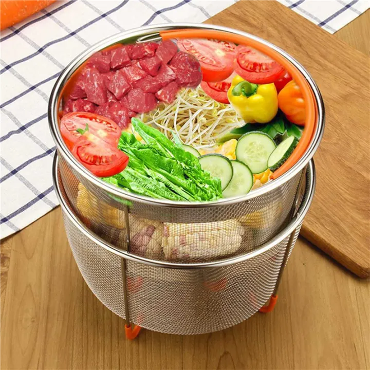 fasdaga%202X%20Stainless%20Steel%20Steamer%20Basket%20Set,Instant-Pot%20Accessories%20for%20Foodi%20Pressure%20Cooker%20&%20Multi%20Cooker,6Qt%20-%20Image%204