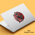 Naruto Anime Akatsuki Member Uchiha Itachi Red Moon And Crow Design Sticker For Laptop Notebooks. 