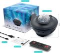 Star Projector Night Light 2 In 1 Star Galaxy Projector & Led Nebula Cloud/rotatable Ocean Wave Projector With Remote Control & Bluetooth Music Speaker For Kids Adults Bedroom Decoration. 