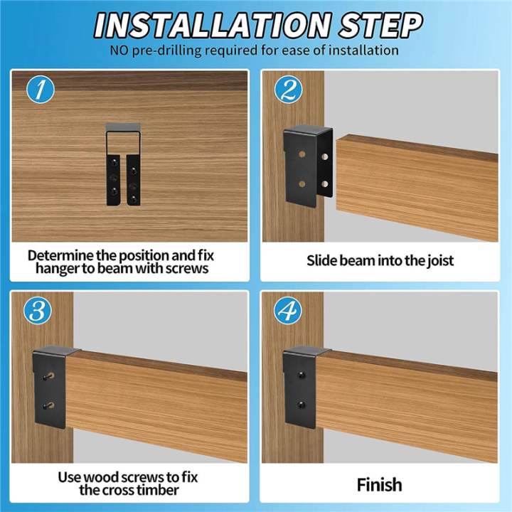 Concealed%20Joist%20Hanger%204PCS,2InX4In%20Outdoor%20Concealed-Flange%20Light%20Joist%20Bracket,%20Q235B%20Steel%20Powder-Coated%20Joist%20Hanger%20Easy%20to%20Use%20-%20Image%207