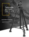 3366 Professional Tripod, Lightweight Tripod For Camera And Mobile Phone, Made Of Aluminium Alloy. 