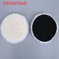 Fashion 3/4/5/6/7 Inch Faux Wool Buffing Pads Polishing Wheel Paint Waxing Disc Polishing Pad Reusable Car Washing Buffing Clean Pad. 