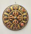 Bajra Astamangal Mandala/Wall Hanging/Good Will Symbol/Home Decor/Office Decor - 9 Inch Diameter. 