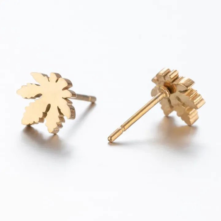 %E3%80%90New%20Arrivals%E3%80%91Ins%20Earrings%20Japanese-Korean-style%20Stainless%20Steel%20Earrings%20Female%20Student%20Personality%20Five-pointed%20Maple%20Leaf%20Earrings%20Elegant%20Ear%20Jewelry%20-%20Image%203