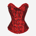 Shapewear Overbust Corset with 26 Steel Bones for Hourglass Figure. 