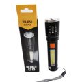 Rechargeable Retractable Zoom LED Torch Light Model XH-P50 BX-P12. 