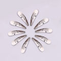 10/50pcs Silver Hair Clips BB Snap Hairpins Base For DIY Handmade Barrettes Styling Tools Women Girl Hair Accessories Headwear Conbo. 