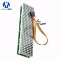 MAX7219 LED Microcontroller 4 In 1 Display With 5P Line Dot Matrix Control Module for Arduino 8 x 8 Dot 5V Common Cathode. 