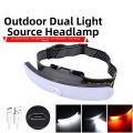 Multifunction Rechargeable LED Headlamp Eye Protect Shadowless Eyelash Extension Lamp 6 Modes Strong Light Head Flashlight Camping. 