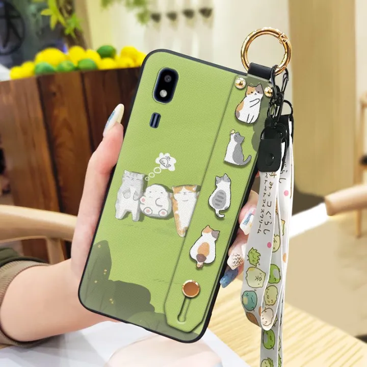 Cute%20Cartoon%20Phone%20Case%20For%20Samsung%20Galaxy%20A2%20Core%20Anti-knock%20Dirt-resistant%20Lanyard%20Silicone%20Kickstand%20Back%20Cover%20ring%20-%20Image%2010