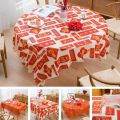 Durable Thickened Chinese New Year Table Cloth PEVA Oil-proof Tablecloth Waterproof Table Cover Home Decoration. 