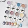 Monja 5ml Shell Thread Gel Nail Art 8 Colors Glitter Pearly Semi Permanent Nail Soak Off UV Gel Varnish DIY Manicure Tool. 