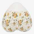 Light Yellow Color Flower Printed Regular Lycra Inner Wear Panties For Women. 