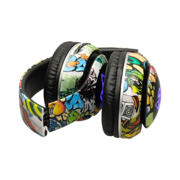 P35%20Graffiti%20Wireless%20Bluetooth%20Headphone%20-%20Image%204