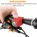Electric Bicycle Bell 120 DB Horn Rainproof MTB Cycling Handlebar Silica Gel Shell Ring Road Bike Portable Bells Accessories CF8. 