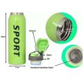 Stainless Steel Sipper Bottle for Kids| Silicon Straw Bottle for Kids 500 ml Water Bottle. 