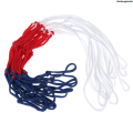 WeihonghunfeiSales promotion Standard Basketball Net Durable Nylon Thick Thread Three Color Universal Basketball Net Mesh Replacement. 