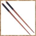 Kqueebee 1 Pairs Japanese Natural Wood Chopsticks Value Pack Cooking Tableware Black. 