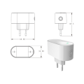 Intelligent Control Socket Gateway Hub Plug-in Multi-Mode Bluetooth Multi-Mode Gateway Home Wireless Multi-Mode Bluetooth Gateway EU Plug. 