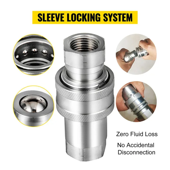 Cluellp-4x%20-S4-04%201/2inch%20NPT%20ISO5675%20Hydraulic%20Quick%20Connect%20Tractor%20Hydraulic%20Coupler%20Agricultural%20Quick%20Disconnect%20-%20Image%207