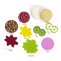 10PCS Felt Food Burger Food Set Soft Hamburger Kitchen Food Toy Set for Pretend Play Kitchen Felt Toys Gifts. 