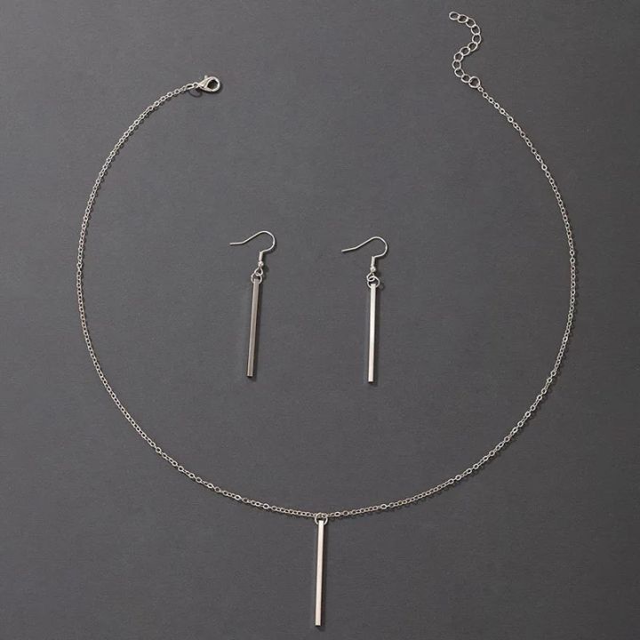 Docona%20Simplicity%20and%20Elegance%20Jewelry%20Set%20for%20Women%20%E2%80%93%20Adjustable%20Necklace%20Pendant%20with%20Drop%20Earrings,%20Perfect%20for%20Weddings%20and%20Everyday%20Glam%20-%20Image%203