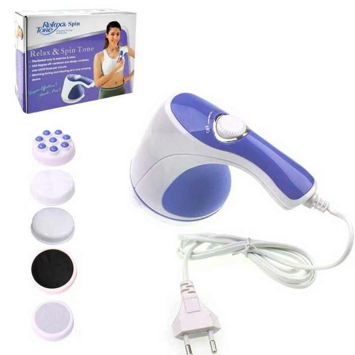 Relax Spin Tone Body Massager Machine Full Body Massager for Pain Relief Spin Tone Handheld Corded Electric Body Massager - Oju Store