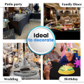 Tablecloths for Rectangular Tablecloths,Stretch Fit Tablecloths,for Events, Cocktail Parties Black. 