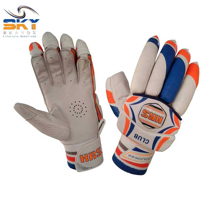 HRS Club Batting Gloves Unisex Soft Synthetic Leather Baseball Glove for Sports Outdoors