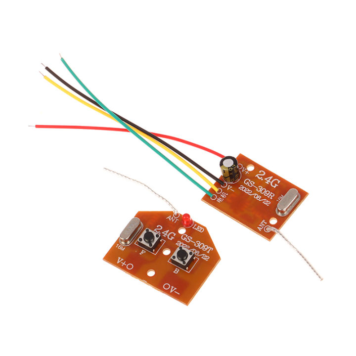 2CH RC Accessory Module 2.4G Circuit PCB Transmitter and Receiver Board ...