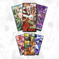 Anime Series Naruto Shippuden Legendary Sannin And Team 7 Uzumaki Naruto Uchiha Sasuke Skaura Jiraiya Tsunade Orochimaru Poster Set- 6 Pcs. 