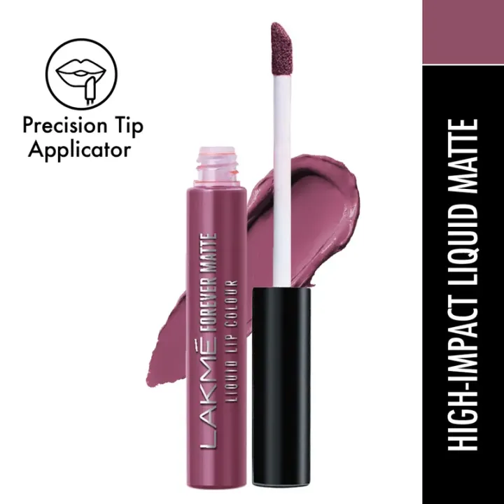 Lakme Forever Matte Liquid Lip Colour Mauve Fling 5.6ml BOGO